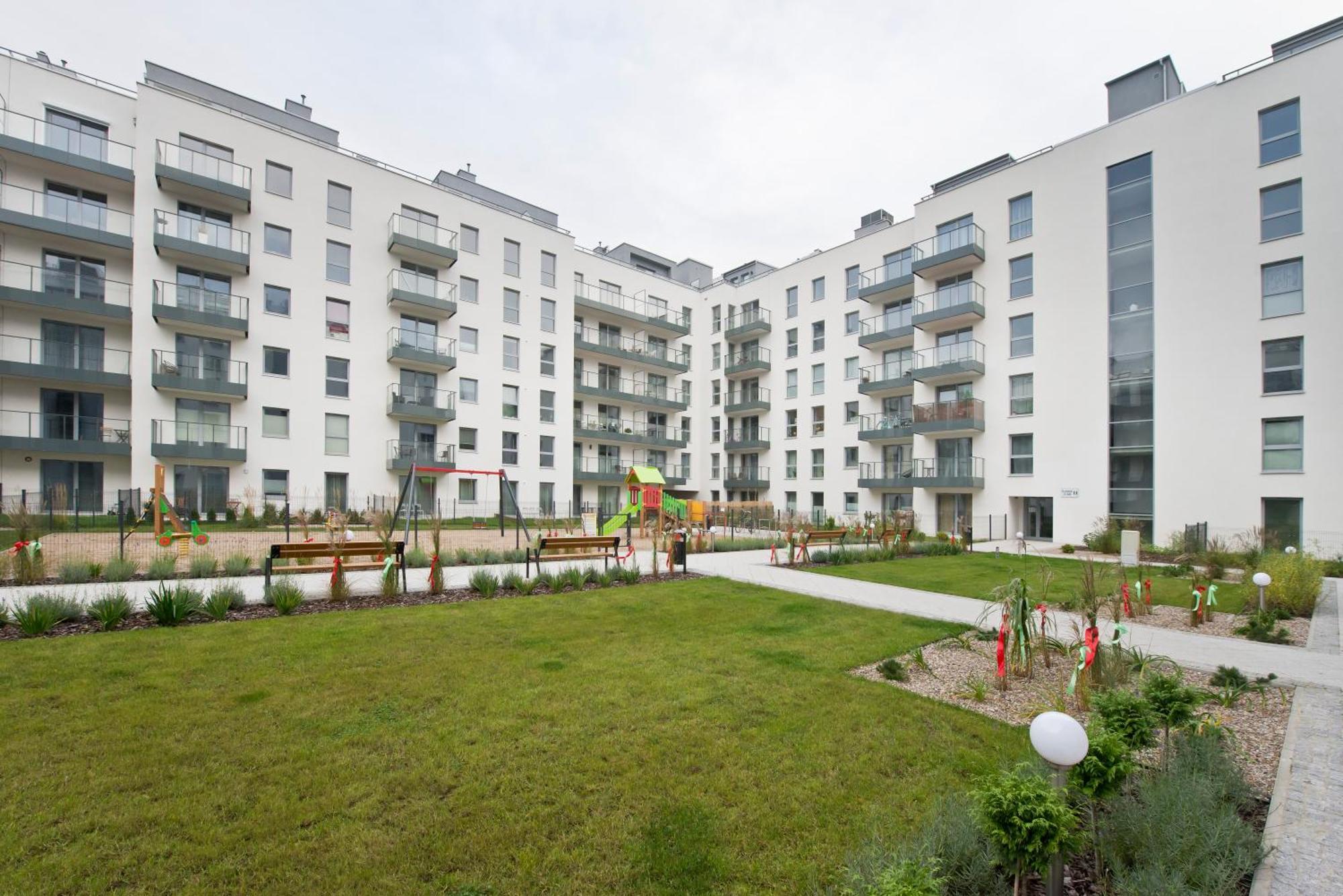 Amber Q4Apartments Gdańsk Exteriör bild